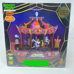 Lemax Spooky Town Animated Spooky Scare-Ousel 74667 Halloween Musical NEW IN BOX